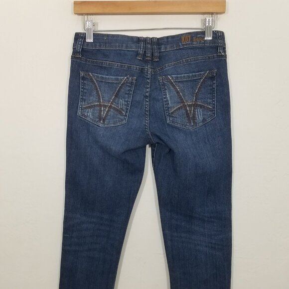 Kut from the Kloth VIV Toothpick Skinny Stretch Jeans Blue Size 2 - Picture 5 of 6